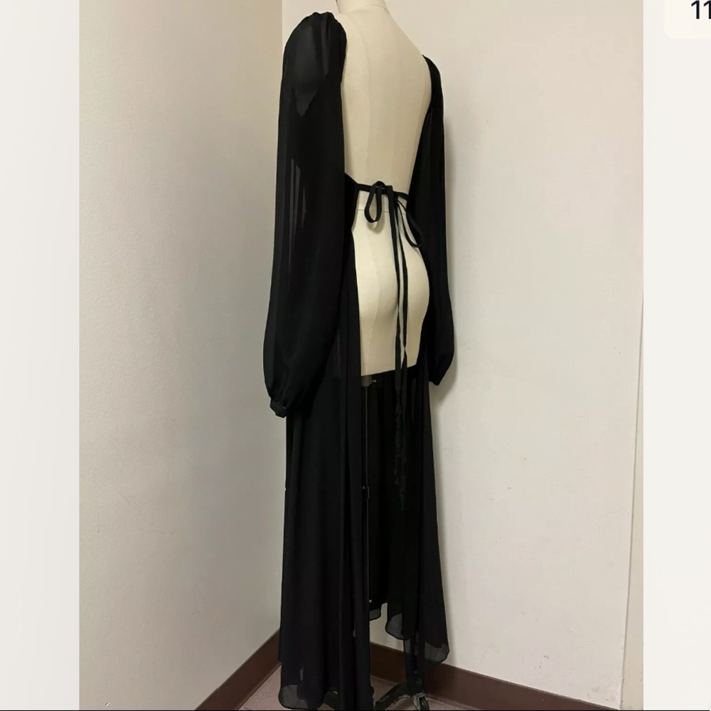 STELLA MCCARTNEY BLACK BACKLESS TUNIC SIZE SMALL - Picture 12 of 13